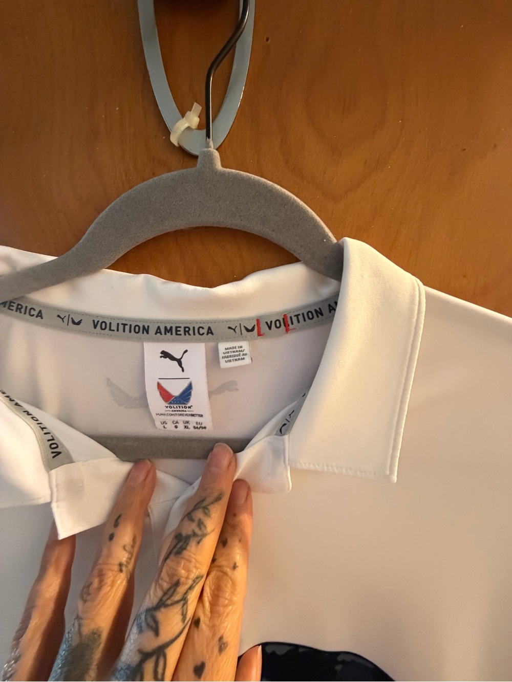 Volition America x Puma Men’s White Polo Shirt